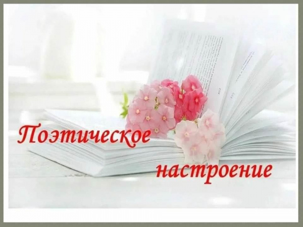 Минута поэтического настроения «Моё любимое стихотворение».  