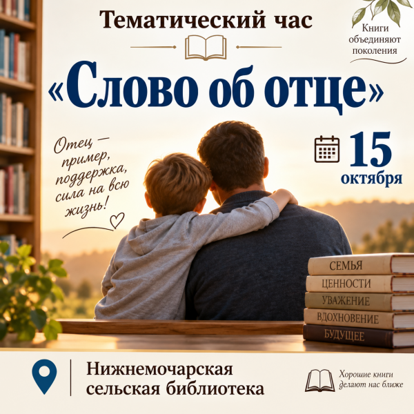 Тематический час «Слово об отце»