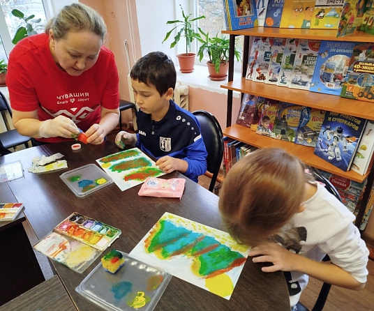 Мастер-класс по нетрадиционной технике рисования