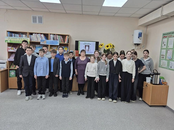 литературный вечер — портрет «Верный сын нашего народа»